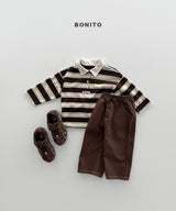 ［Bonito］Stitch cotton pants
