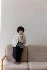 ［The beige］Warm high neck tee