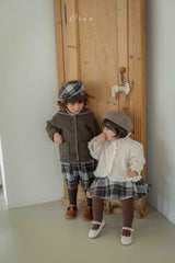 ［OREN］Brunel check bloomer skirt