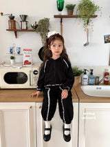 ［second moment］Lace jpgger pants