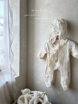 ［monbebe］Lace cozy newborn suit