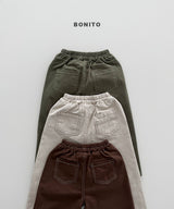 ［Bonito］Stitch cotton pants