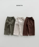［Bonito］Stitch cotton pants