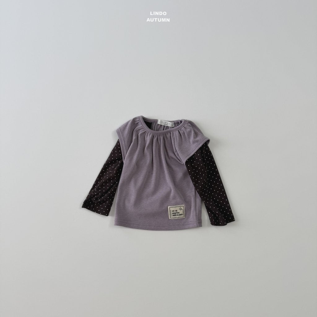 ［LINDO］Dot layered tops