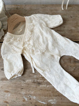 ［monbebe］Lace cozy newborn suit