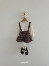 ［aladin］Pleats suspender skirt