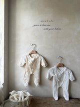 ［monbebe］Lace cozy newborn suit