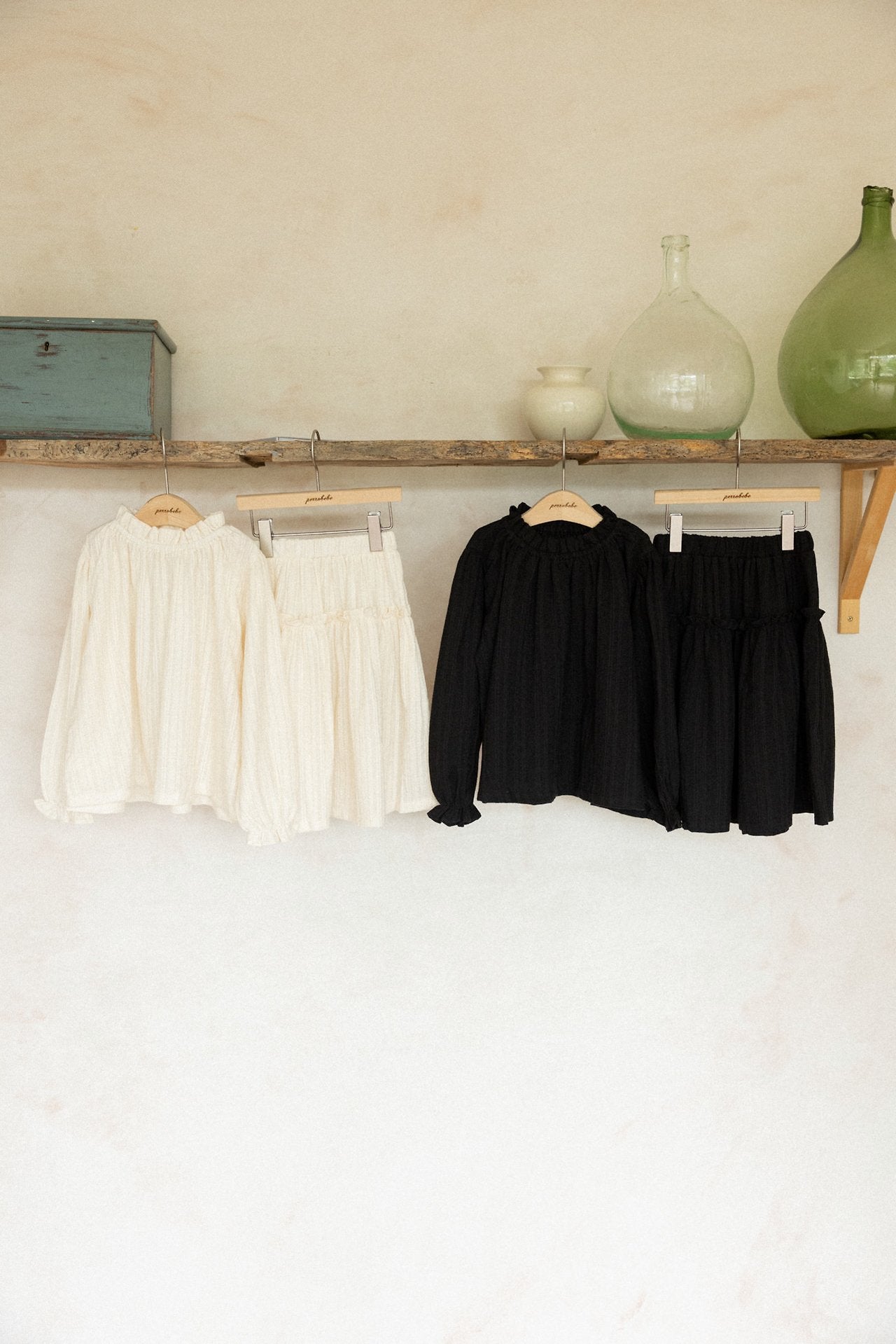 ［perrobebe］Verda skirt set up