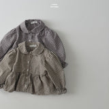 ［LINDO］Sweet check blouse