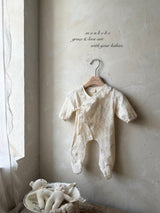 ［monbebe］Lace cozy newborn suit