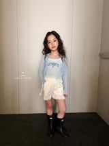 ［comma］Lace cotton short pants