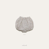 ［melmel］Popo check short bloomer