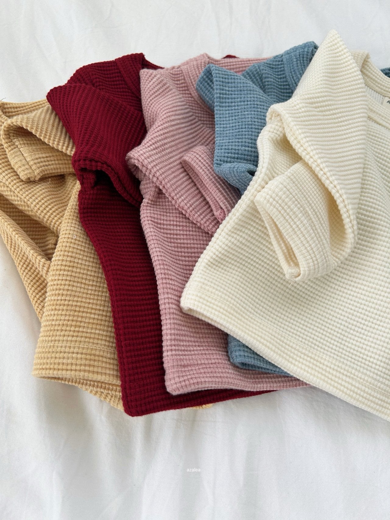 ［azalea］Susu waffle round tee (baby & kids)