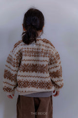 ［The beige］Slim half neck tee