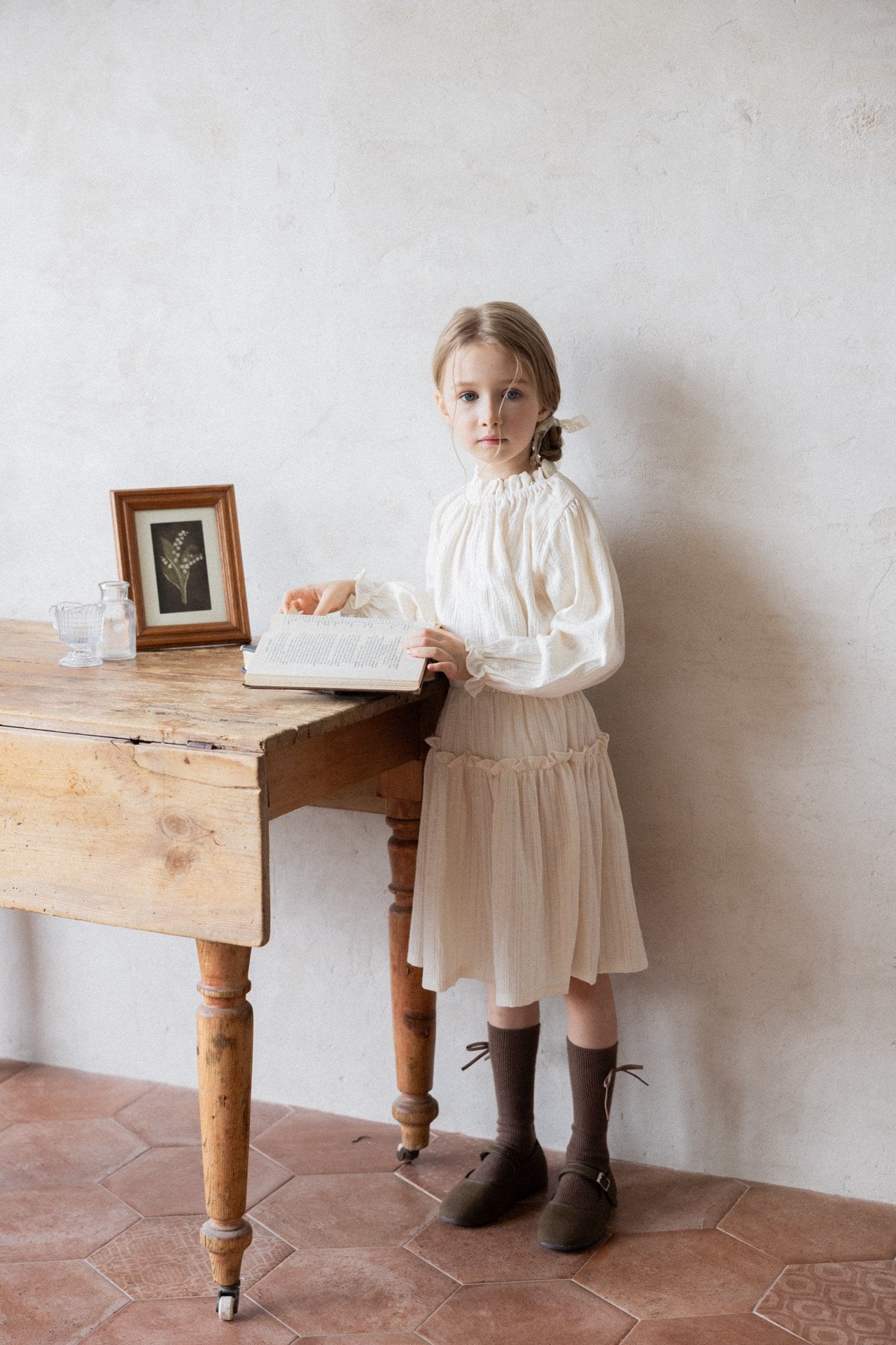 ［perrobebe］Verda skirt set up