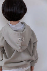 ［The beige］Slim half neck tee