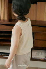 ［COYCOYA］Linen sleeveless tops