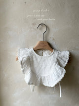［monbebe］Lace frill vest