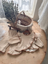 ［marron］Lala frill blouse