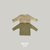 ［BELLOT］Sherbet rib tee (baby)