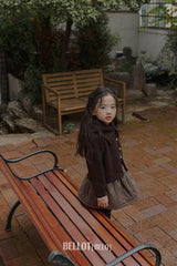 ［BELLOT］Bobo check skirt (kids)