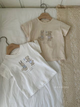 ［monbebe］Bunny & Teddy tee (kids)