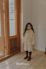［BELLOT］Curly alpaca cardigan (kids)