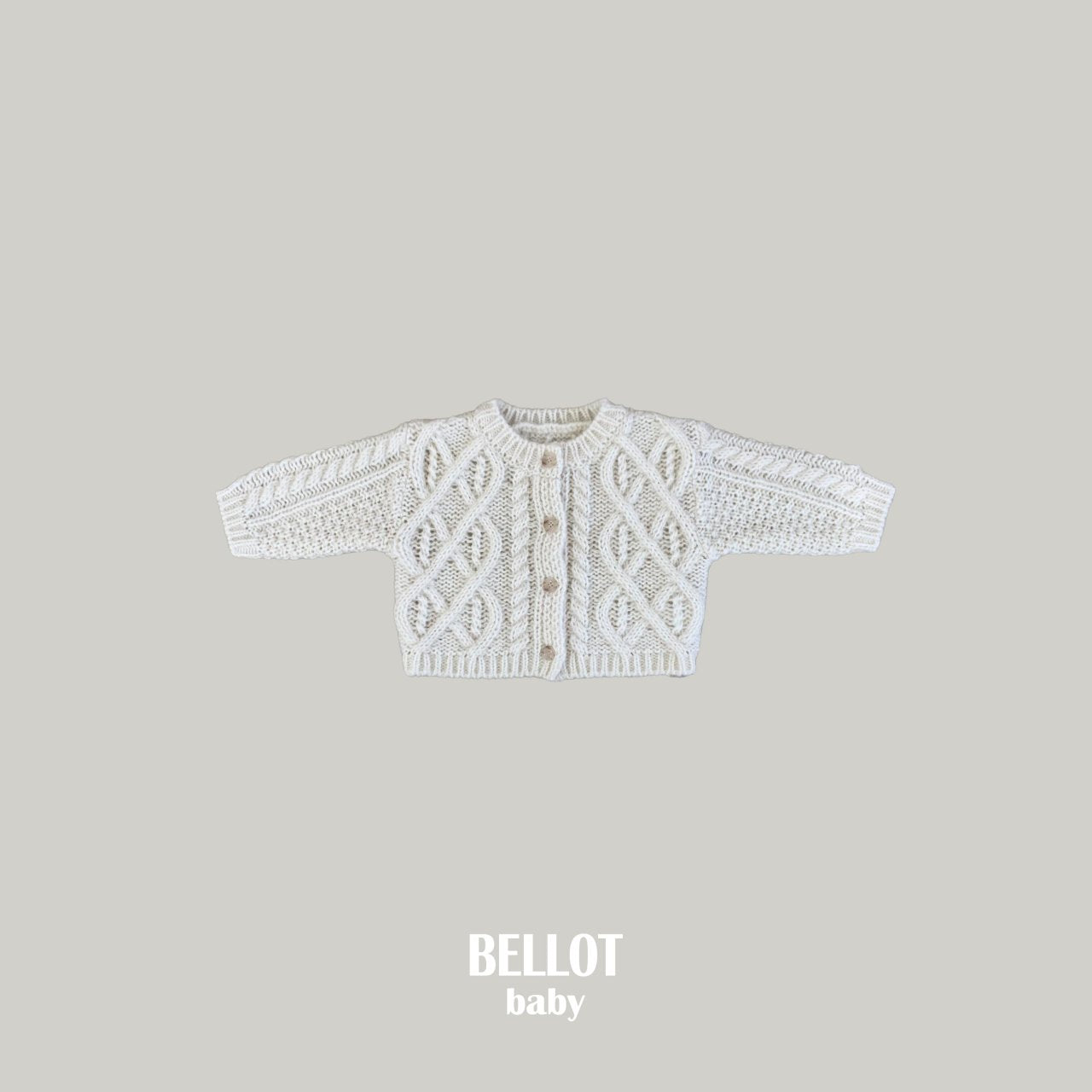 ［BELLOT］Alpha wool cardigan (baby)