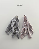 ［Bonito］Check shawl