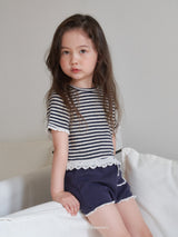 ［BANANAJ］Fantasia stripe tee