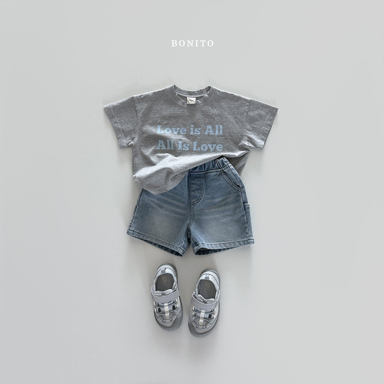 ［Bonito］Love is all tee (baby, kids, adult)