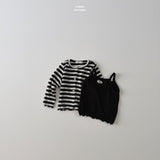 ［LINDO］Stripe cardigan & camisole set