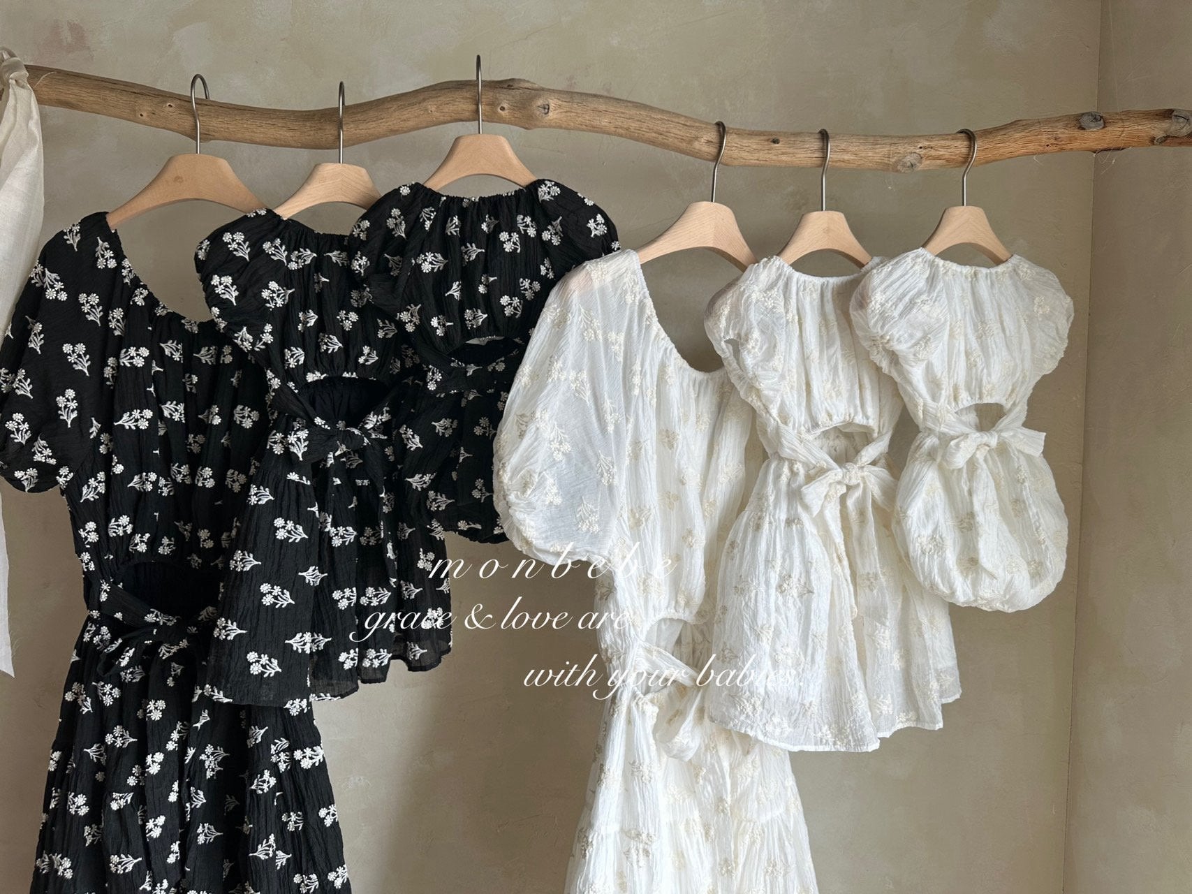 ［monbebe］Poponia embroidery one-piece (kids)