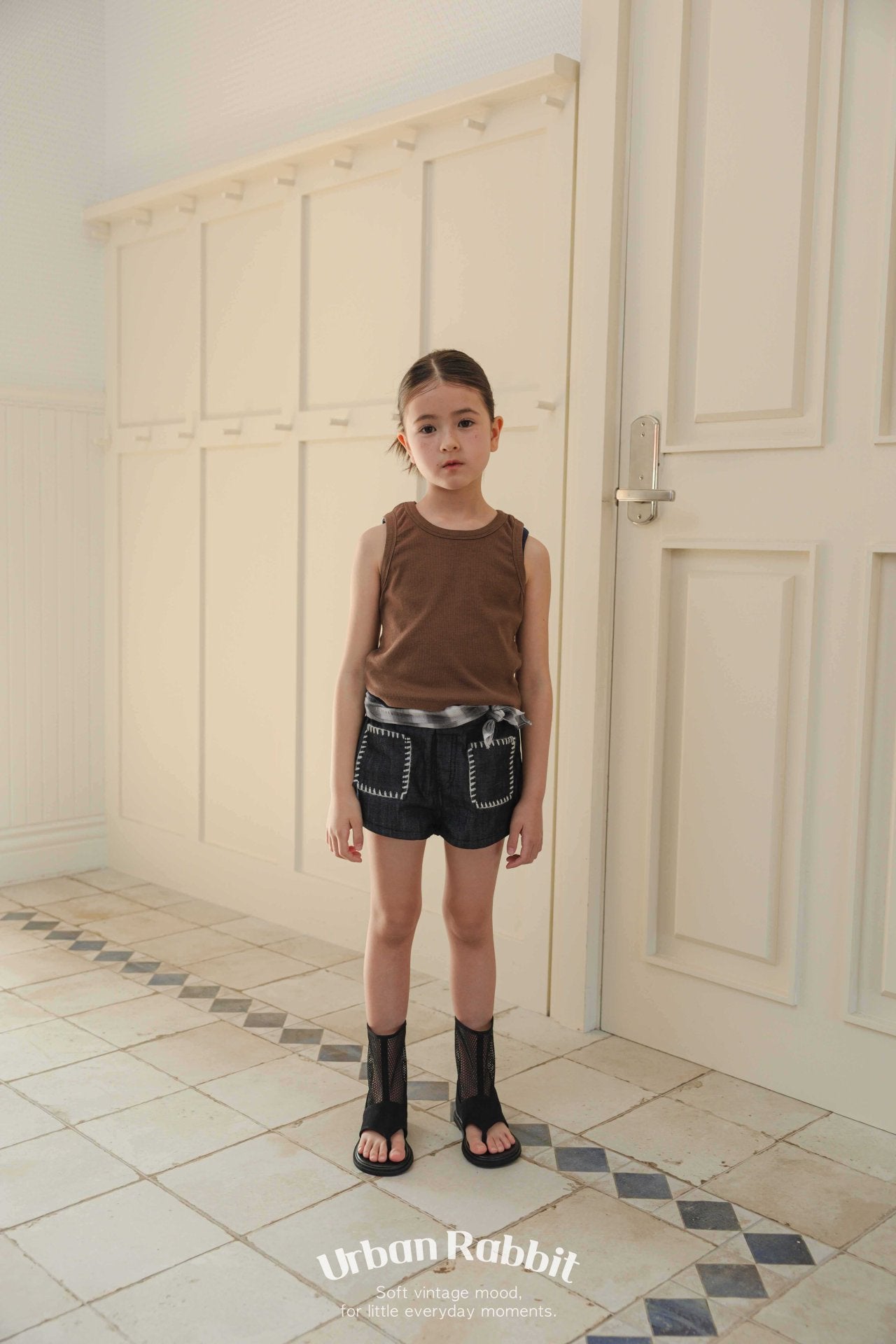 ［Urban Rabbit］Basic Sleeveless Top