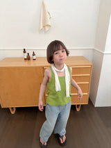 ［digreen］Eyelet sleeveless tee