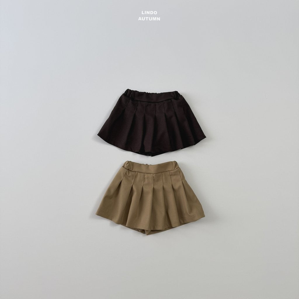 ［LINDO］Pleats skirt pants