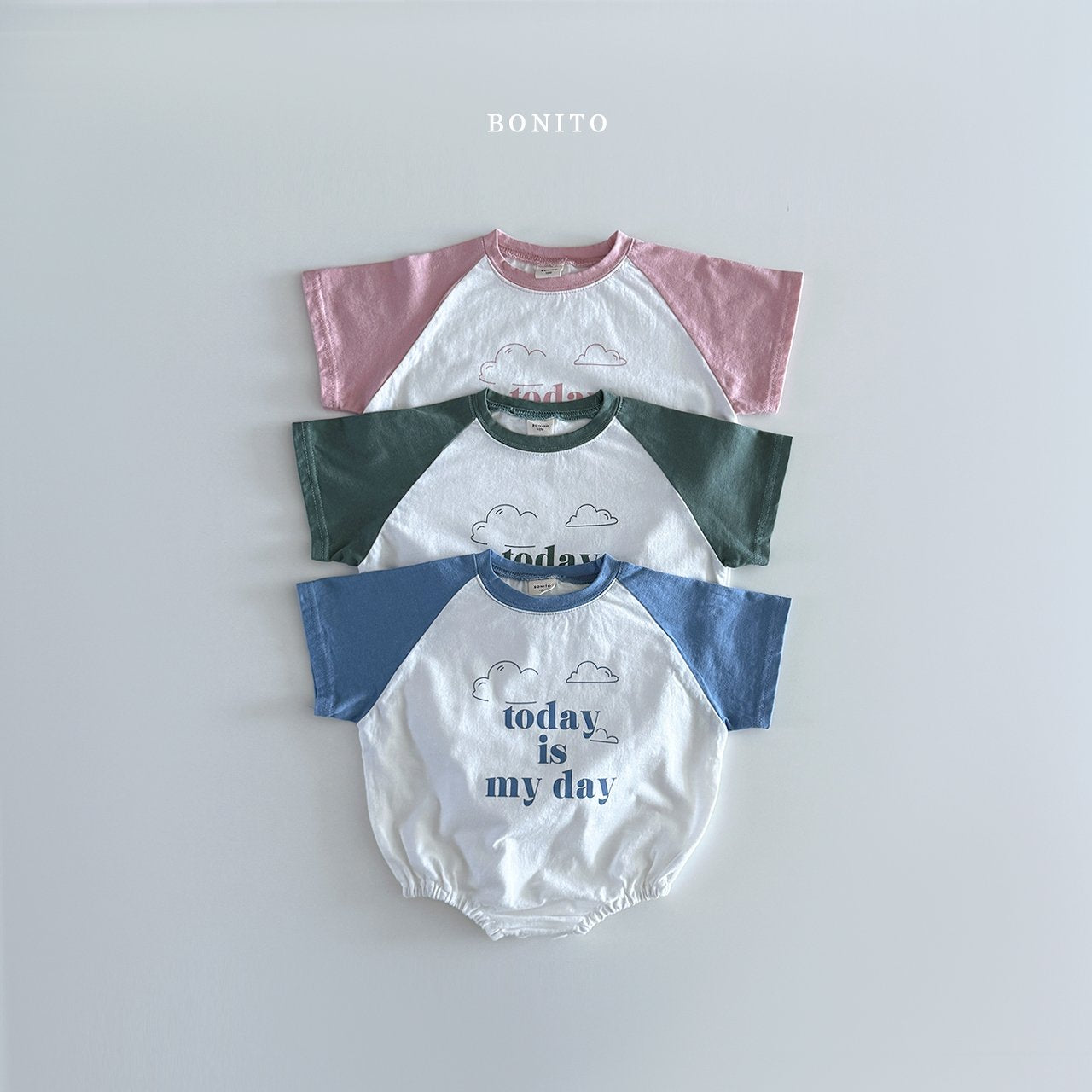［Bonito］Today raglan rompers
