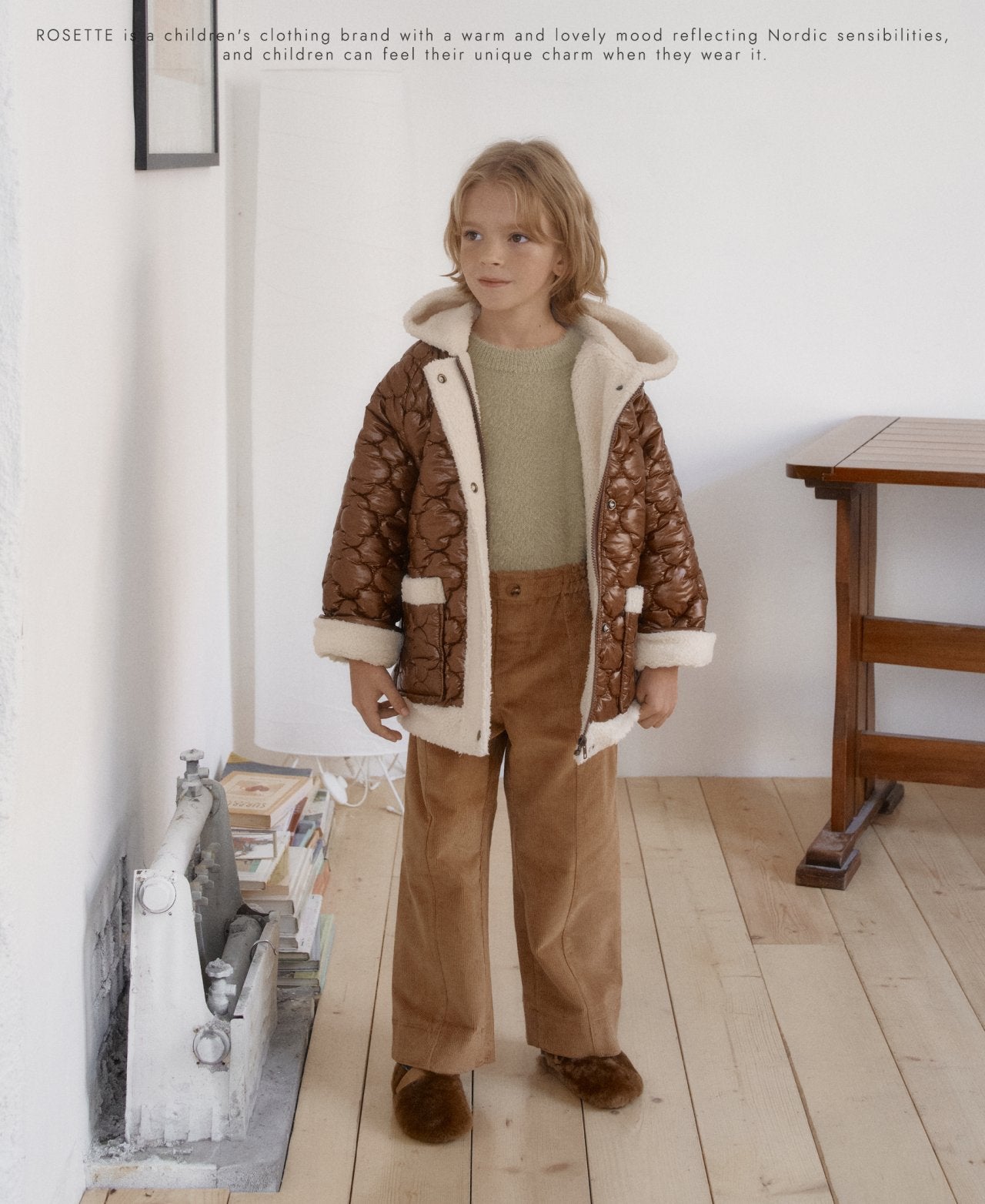 ［ROSETTE］Clover padding jumper