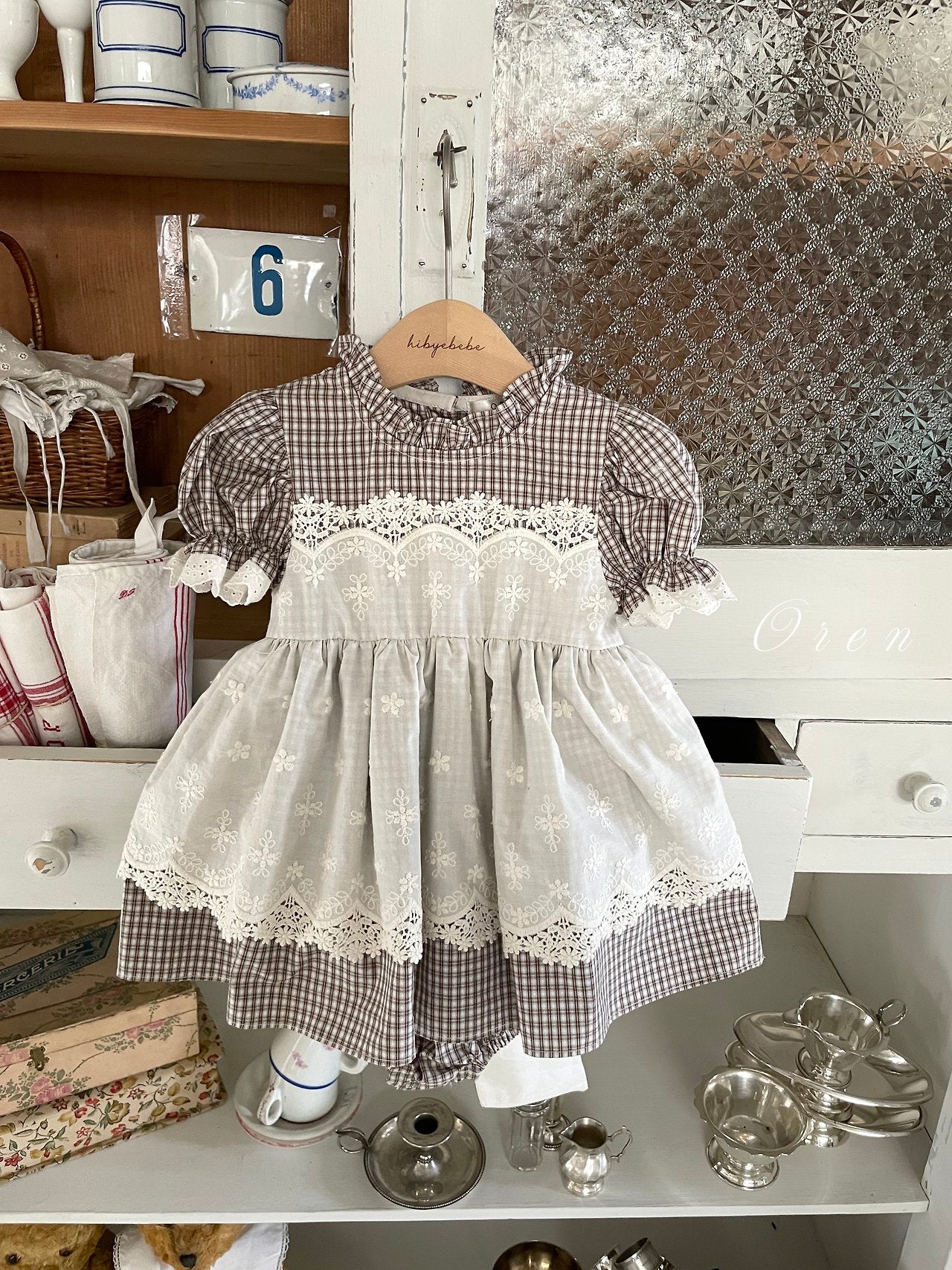 ［OREN］Zegna apron rompers