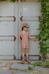 ［OREN］Camellia short overalls