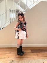 ［comma］23 mesh sleeveless tops