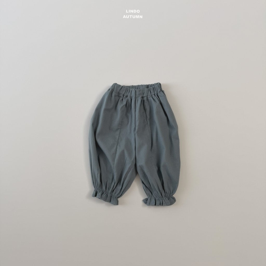 ［LINDO］Frill jogger pants