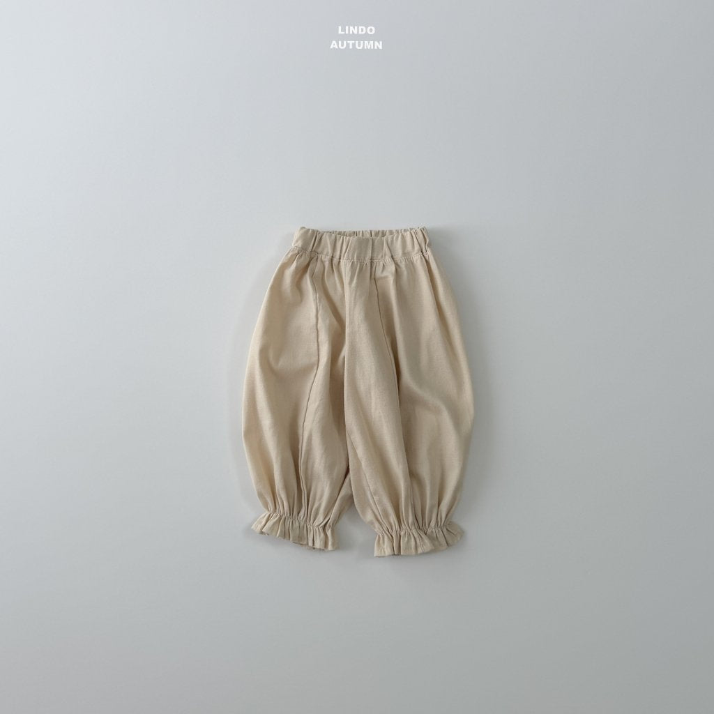 ［LINDO］Frill jogger pants