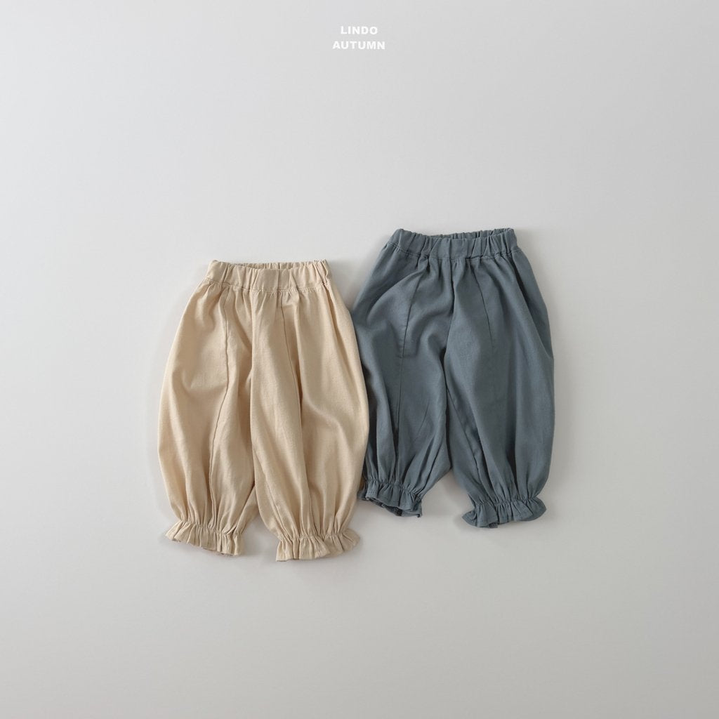 ［LINDO］Frill jogger pants