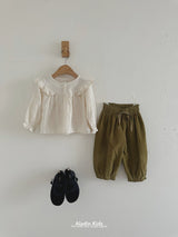［aladin］Wing shirring blouse