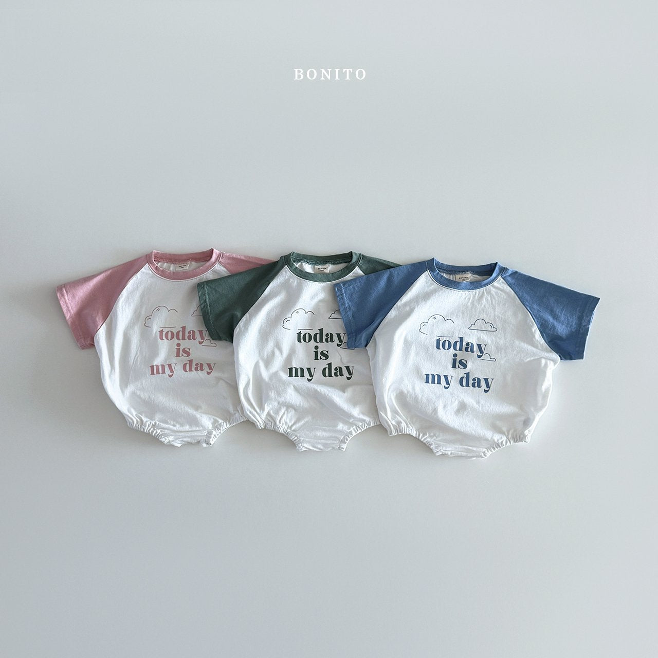 ［Bonito］Today raglan rompers