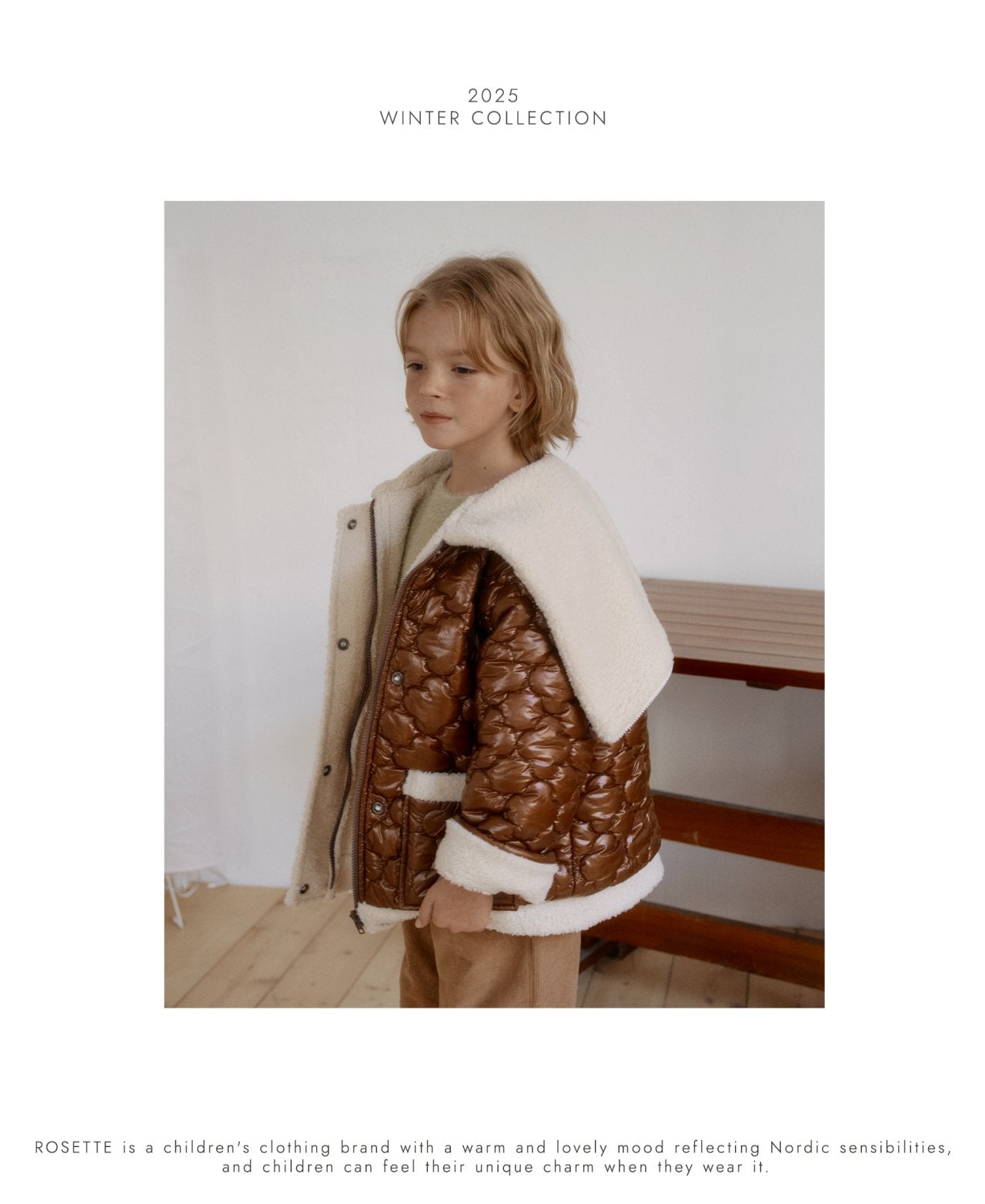 ［ROSETTE］Clover padding jumper