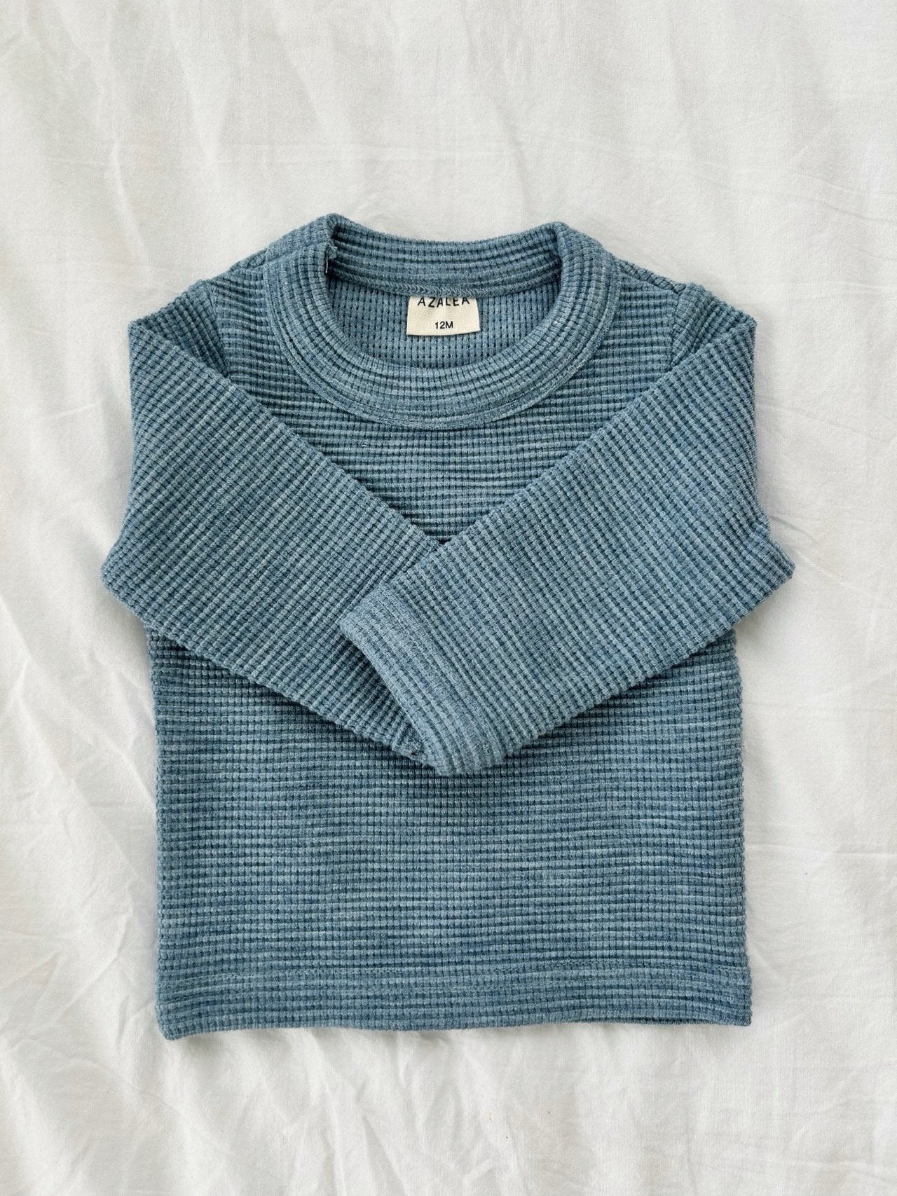 ［azalea］Susu waffle round tee (baby & kids)