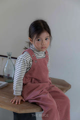 ［The beige］Belt overalls