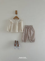 ［aladin］Wing shirring blouse